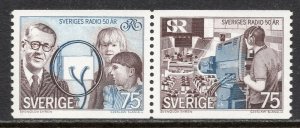 1500 - Sweden 1974 - The Swedish Radio - MNH Set