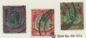 Straits Settlements #232-234  Single (King)