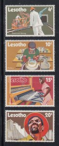 Lesotho Scott #116-119 MH