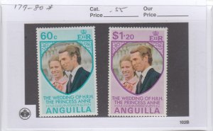 Anguilla 179-80 mint