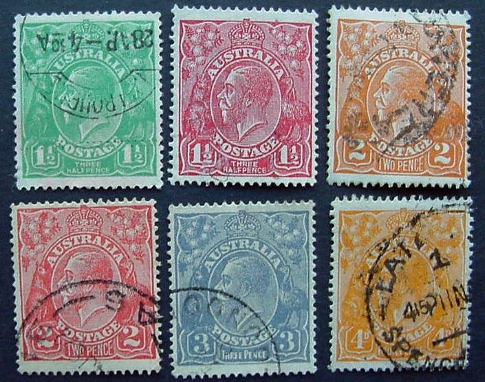 Australia, 27 different KGVs, used