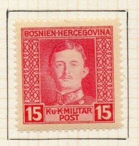 Bosnia and Herzegovina Early 1900s Early Issue Fine Mint Hinged 15h. NW-169992