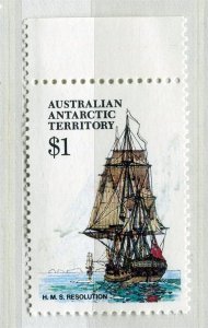 AUSTRALIA ANTARCTIC; 1979 early SHIPS issue MINT MNH Marginal $1. value