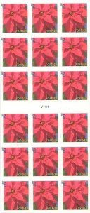 US 4821a Holiday Poinsettia forever booklet ATM (18 stamps) MNH 2013