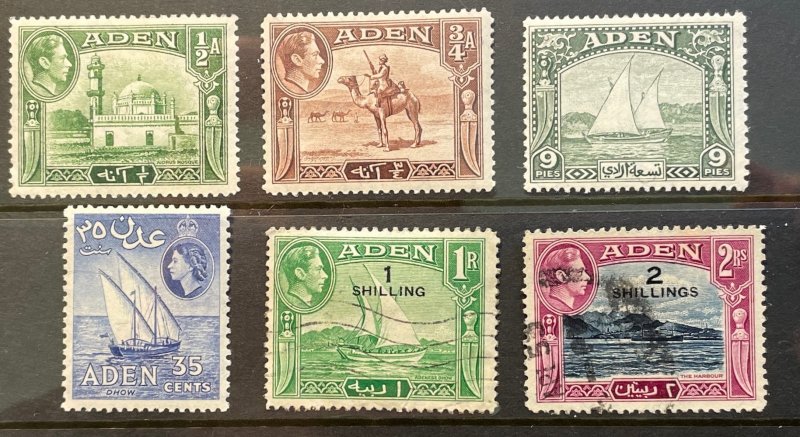 Aden, Mixed Lot,  Unused( 1 NH, 2 LH) and unused