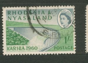 Rhodesia & Nyasaland  SG 34    Very fine used