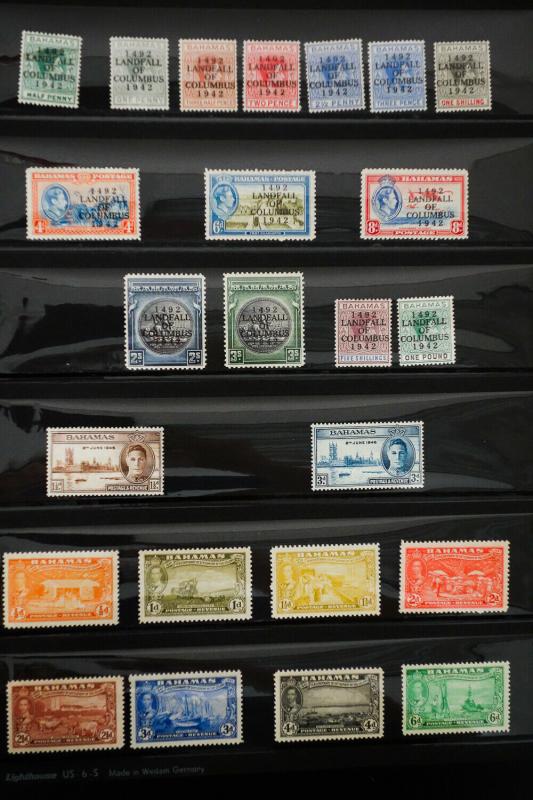 Bahamas Early to Mid-1900s Stamp Collection