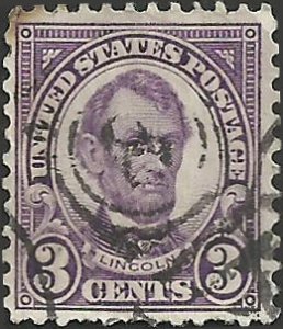 # 635 Used Violet Abraham Lincoln