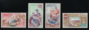 Laos - 1958 - Sc 48 - 51 - UNESCO - MH