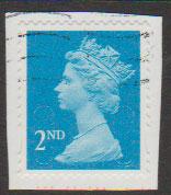 GB QE II Machin SG U2961 - 2nd brt blue - MA10 - Source  B