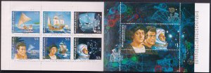 Marshall Islands 1992 Legends of Discovery Columbus Space Mi.419 /25 Booklet MNH