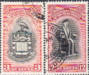 St. Lucia #149-150 Used