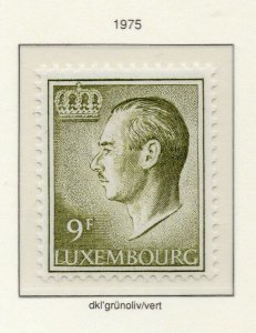 Luxembourg 1974-82 Early Issue Fine Mint Hinged 9F. NW-141601