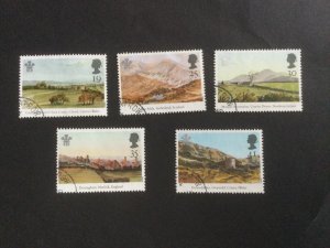 GB 1994. Paintings by Charles Prince of Wales.  Set of 5 used stamps .