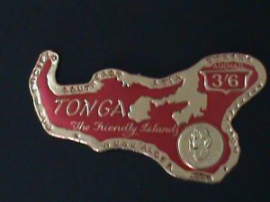 ​TONGA-1964-SC# C9 MAP OF TONGA & KOULA GOLD COIN -MINT VF-60 YEARS OLD