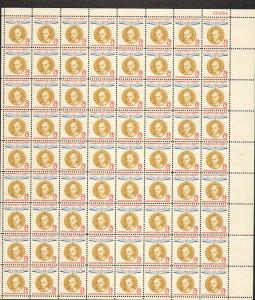 US #1137 Mint Sheet Champion Liberty 8c 