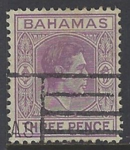 Bahamas, Scott #105; 3p King George VI, Used