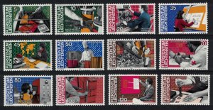 Liechtenstein Occupations 12v 1984 MNH SG#844-855