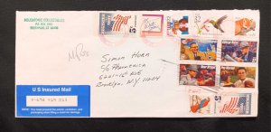 DM)1999, U.S.A, LETTER CIRCULATED IN U.S.A, WITH VOTE PARTICIPATION STAMPS,