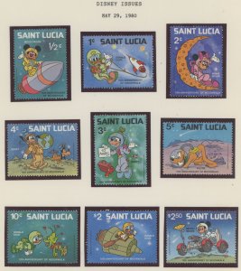 St. Lucia #491-499 Mint (NH) Single (Complete Set)