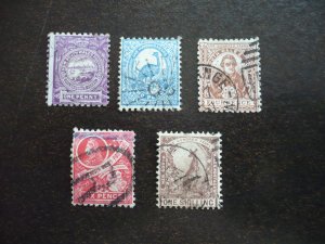 Stamps - New South Wales - Scott# 77-80,82 - Used Part Set of 5 Stamps