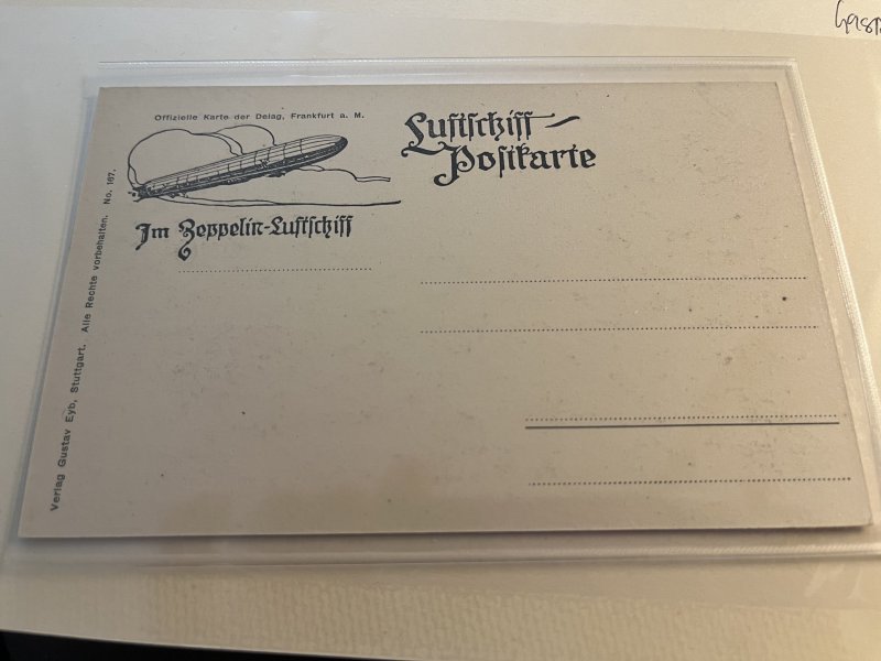 Zeppelin postcard