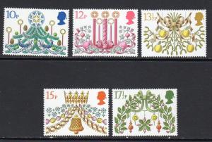 Great Britain #928-32 Christmas 1980 Never Hinged F10