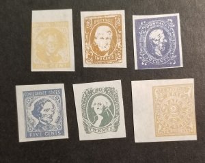 CSA Confederate States of America Fascimile Unused Stamp Lot MNH Mint z4991