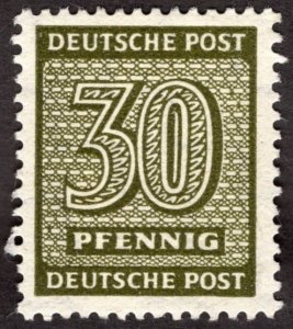 1945, Germany, West Saxony, 30pf, MH, Mi 135Y