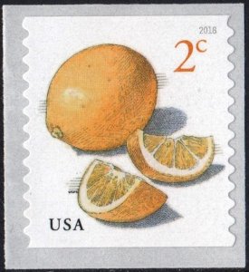 SC#5256 2¢ Meyer Lemons Coil Single (2018) SA