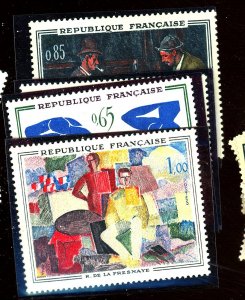 FRANCE 1014-17 MINT VF OG NH Cat $11