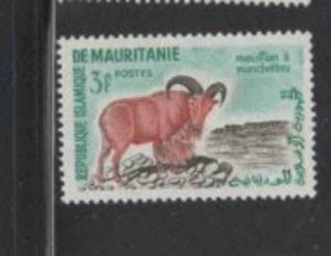 MAURITANIA #122 1960 3fr AOUDAD MINT VF NH O.G