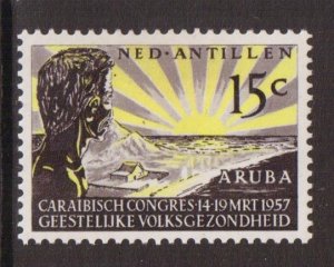 Netherlands Antilles   #236   MH  1957    mental health conference