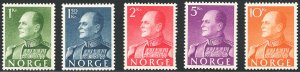 Norway Stamps # 370-4 MNH XF Scott Value $90.00