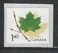 2003 Canada - Sc 2014i - MNH VF - 1 single - Green Maple Leaf on twig