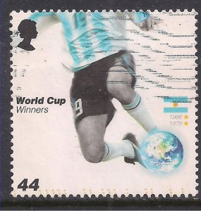 GB 2006 QE2 44p World Cup Football England used SG 2630 ( 1310 )