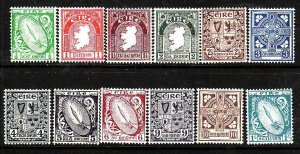 Ireland-Sc#106-17- id7-unused light hinge set-1940-2-S/H fee reflects the cost o