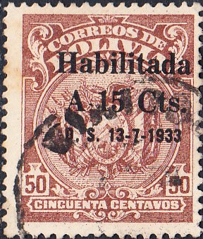 Bolivia  #211  Used