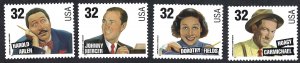 United States #3100-03 32¢ Songwriters (1996). Four singles. MNH