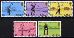 Jersey 2002 Centenary of La Moye Golf Club set of 5 unmou...