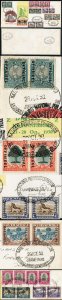 South Africa Officials on National Philatelic Exhibition Cover Stamps cat 183.51