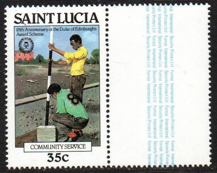 St. Lucia Sc #556 MNH