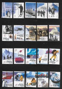 2001 Australian Antarctic Territory: Australians in Anticarctic SC#L117a-t MNH