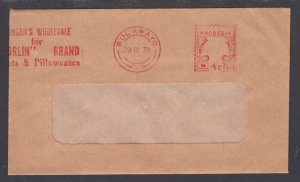 Rhodesia, 1978 4c Bulawayo Meter Mail, buff window envelope, unsealed