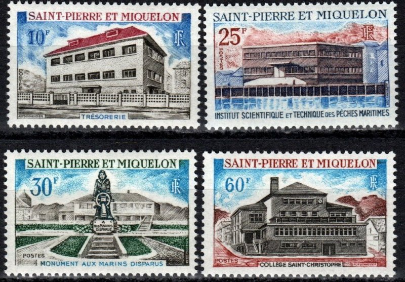 Saint Pierre And Miquelon #385-8 MNH  CV $41.75 (X7198)