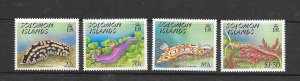 SOLOMON ISLANDS #639-42 SEA SLUGS MNH