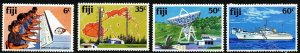 Fiji 1981 Telecommunication, Map, Satellite Earth Station Cable ship MNH