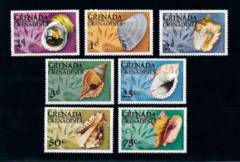 [99662] Grenada Grenadines 1976 Marine Life Sea shells  MNH