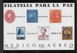 SD)1974 MEXICO 5TH INTER-AMERICAN PHILATELY EXHIBITION EXFILEMX 74´, PHILATELY F