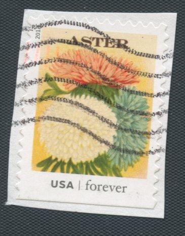 US Scott's # 4762 Aster, Flower - used - On Paper